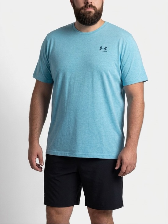 Under Armour Other - Under Armour Men's Heather Aqua Performance Short Sleeve Tee